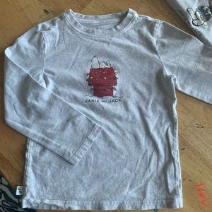Two Snoopy Dog shirts.  Janie and Jack size 5